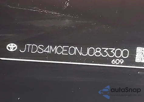 2022 Toyota Corolla Se from USA, damaged, VIN JTDS4MCE0NJ083300